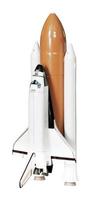 Model Space Shuttle isolated on white background with clipping path. Elements of this image furnished by NASA. photo