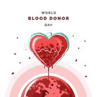 World Blood Donor Day Illustration vector