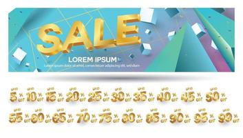 Super Sale poster, banner. Big sale, clearance. Vector illustration