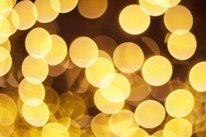 Blur - abstract bokeh circle string lights for background wallpaper photo