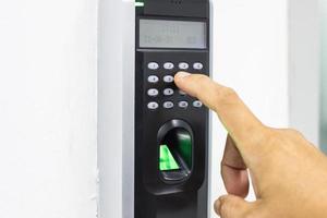 FINGER SCAN SYSTEMS VERIFICATION FOR DOOR photo