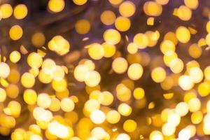 Blur - abstract bokeh circle string lights for background wallpaper photo