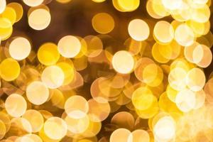 Blur - abstract bokeh circle string lights for background wallpaper photo