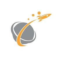 rocket logo icon vector template, elements, icons, symbols, abstract, set, shapes, innovative and creative inspiration for business company, and marketing promotions with Flat Style