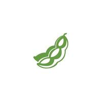 soybean icon. organic and natural food. Vegetarian or vegan vitamin healthy nutrition food and cuisine vector