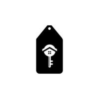 House Finder. House Locations logo or Icon. template for sales, rental, advertising. Sign on the home key. Vector illustration flat design.