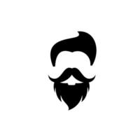 Barber Shop Logo Label Retro, hairstyle barber shop logo for your design
