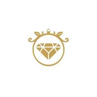 diamond icon, abstract symbol for cosmetics and packaging,hand crafted or beauty products. vector