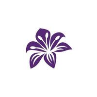 beautiful flower exotic isolated icon vector illustration design. Spa salon. Logo template.