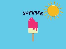 summer ice cream free vector