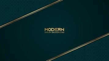 Luxury Abstract Background with Golden Metallic Gradient Lines and Pattern vector