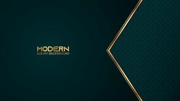 Luxury Abstract Background with Golden Metallic Gradient Lines and Pattern vector