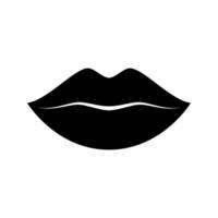 labios vector illustratiron aislado sobre fondo blanco.