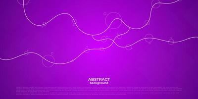 Wavy white lines background. Abstract landing page template.purple violet color style. Eps10 vector