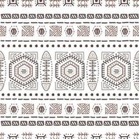 Navajo seamless pattern. Ikat background with traditional design texture vector