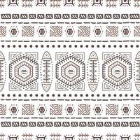 Navajo seamless pattern. Ikat background with traditional design texture vector