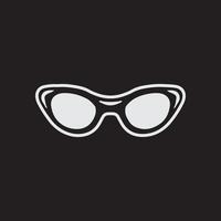 Sunglasses eye frame vector