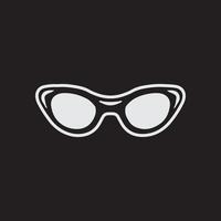 Sunglasses eye frame vector