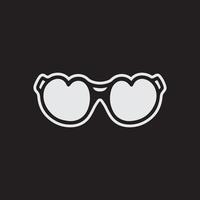 Sunglasses eye frame vector