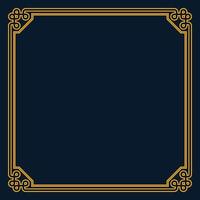 Decorative border frame. Classic frame. vector