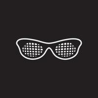 Sunglasses eye frame vector