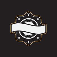 Circle badge emblem design vector
