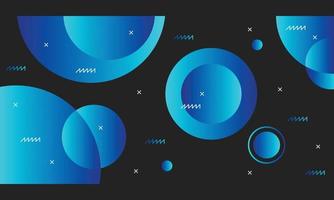 Circle geometrical background template copy space for banner, poster, or landing page vector