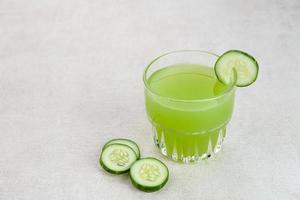 Cucumber Juice, A glass of fresh cucumber juice. Cold Pressed Juice photo