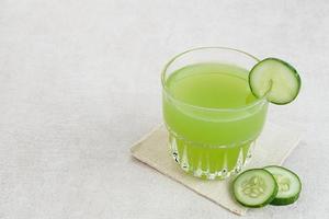 Cucumber Juice, A glass of fresh cucumber juice. Cold Pressed Juice photo