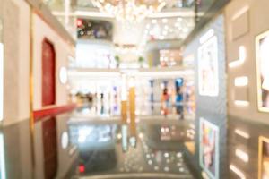 abstract blur and defocused luxury shopping mall and retail store for background photo