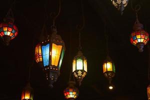 beautiful and vintage hanging lamp photo