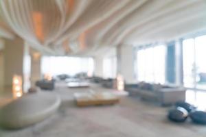 abstract blur hotel lobby and reception for background photo