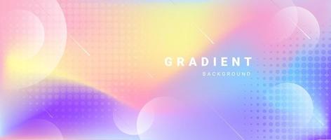 Abstract colorful gradient background vector