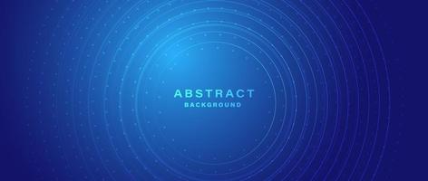 abstract blue background with circular lines. vector