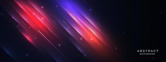 Abstract futuristic background with glowing light effect. vector