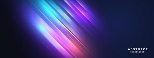 Abstract futuristic background with glowing light effect. vector