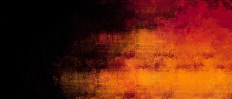 Black and red abstract background with grunge texture. vector