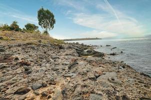 pueblo de perdika en la isla de aegina, grecia foto