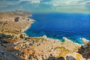 Island landscape, Folegandros Greece Cyclades photo