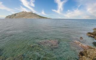 Moni island in Aegina of Greece photo