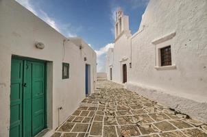 Church in Kastro in the village of Chora Folegandros photo