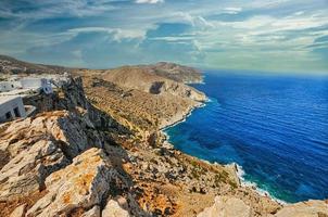 Island landscape, Folegandros Greece Cyclades photo