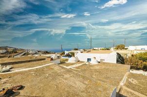 Ano Meria village in Folegandros island photo