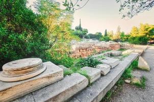 Ancient Agora  of Athens Greece photo