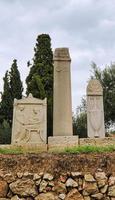 el antiguo cementerio de kerameikos en atenas, grecia foto