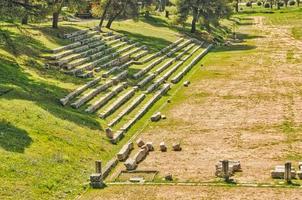 The Ancient Stadium of Epidaurus, Peloponnese, Greece photo