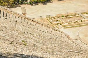 Ancient Epidaurus theater, Peloponnese, Greece photo