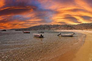 Manganari or Magganari beach in Ios island photo