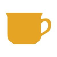 Coffee cup illustrated on white background vector