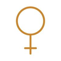 Gender illustrated on a white background vector
